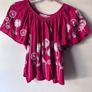 The Great Floral Embroidered Top